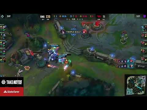 MSI RNG Gala Quadrakill Kai'sa (RNG vs T1)