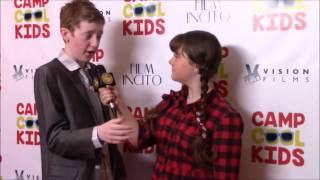 Reporter: Morgan B Bertsch interviews Connor Rosen who plays Spencer in the film Camp Cool Kids. video