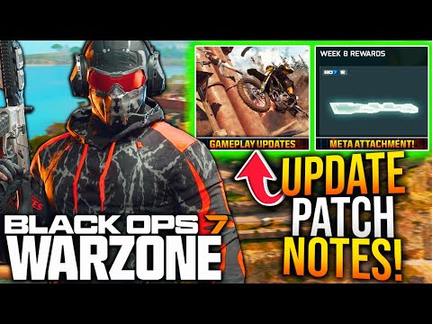 WARZONE: SURPRISE META UPDATE PATCH NOTES! New BLACK OPS 7 UPDATE, BUG FIXES, & More!