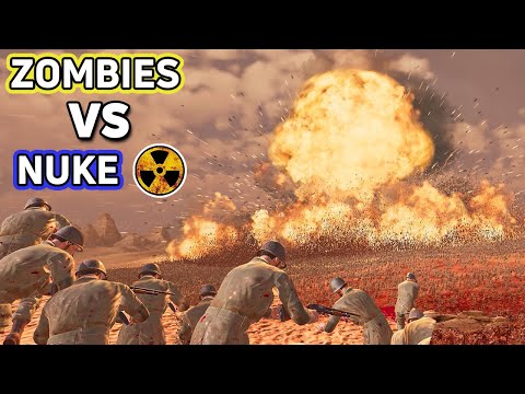 1 Million Zombies Attack American Army with ☢ TACTICAL NUKE - Ultimate Epic Battle Simulator 2