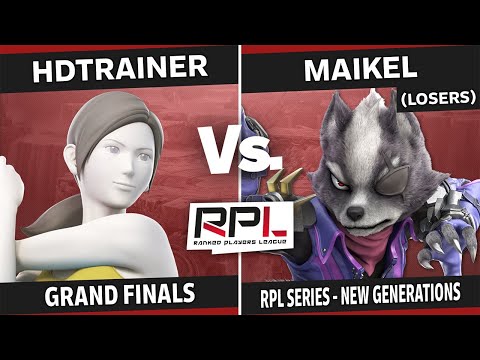 RPL Series GRAND FINALS - HDtrainer (Wii Fit Trainer) Vs. Maikel (Wolf) SSBU Singles