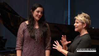 Joyce DiDonato Master Class October 2016: Barber’s “Must the winter come so soon?” from Vanessa