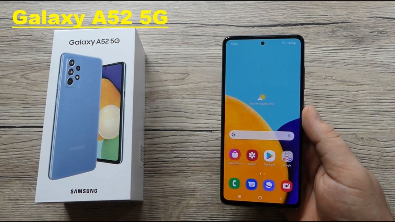 Samsung Galaxy A52 5G - Unboxing And First Impressions! 120 Hz, Stereo Speakers & Snapdragon 750G 5G