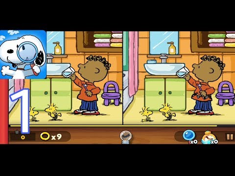 Snoopy Spot the Difference   Gameplay Walkthrough Part 1 iOS, Android