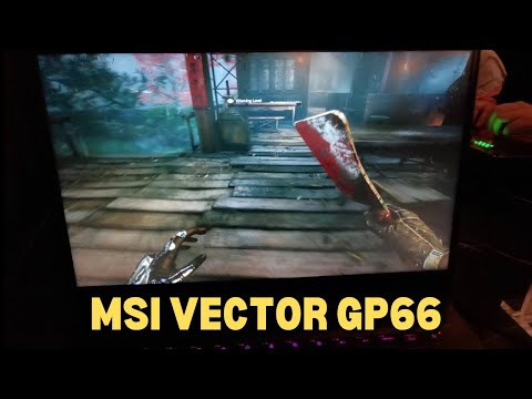 MSI VECTOR GP66 GAMING TEST  - WHAT GAME TITLE