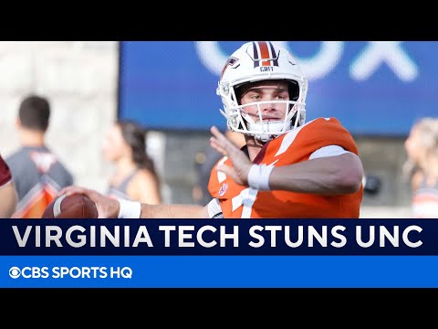 Virginia Tech STUNS North Carolina ' College Football Recap ' CBS Sports HQ