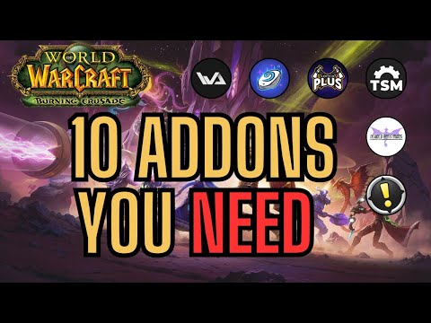 10 Addons You NEED For TBC Classic | World of Warcraft Anniversary 2026