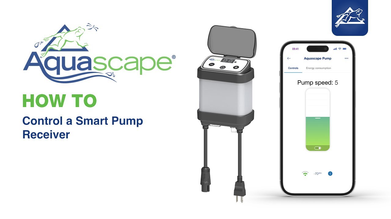 Aquascape How to Control a Smart Pump Receiver