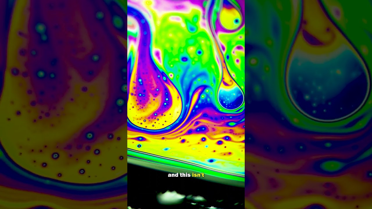 This bubble under the microscope looks INSANE!