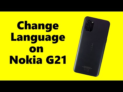 How to Change Language on Nokia G21