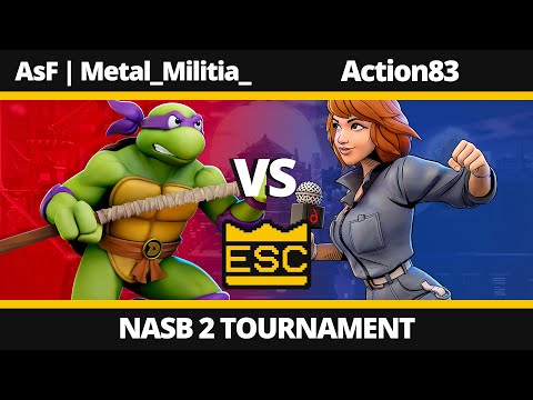 NASB at ESC 50 - AsF | Metal_Militia_ (Donatello) Vs. Action83 (April O'Neil) - Online Tournament