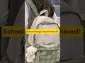 School bags must haves!💗💯 #shorts #shortsfeed #schoolbags #stationary #subscribe #like #viral