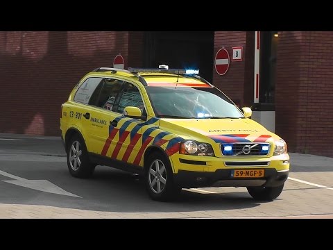 3X MMT 13-901 en HAP 13-704 Met spoed naar meldingen in Amsterdam