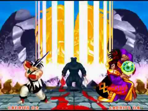 Samurai Shodown (Neo Geo) VS Amakusa + Haohmaru Ending