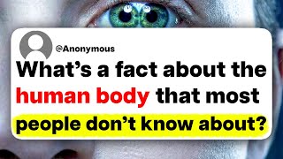 What's a fact about the human body that most people don't know about?