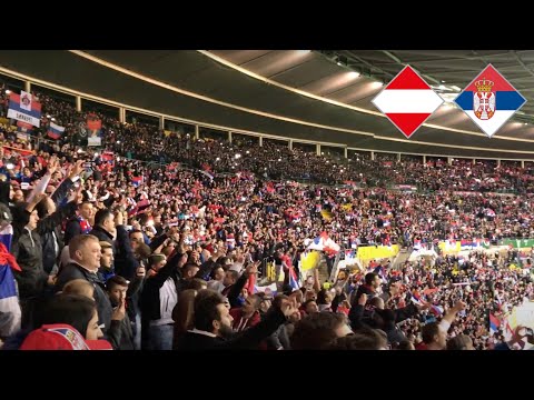Austria vs. Serbia - "Bože Pravde" National Anthem of Serbia in Vienna (06/10/2017)