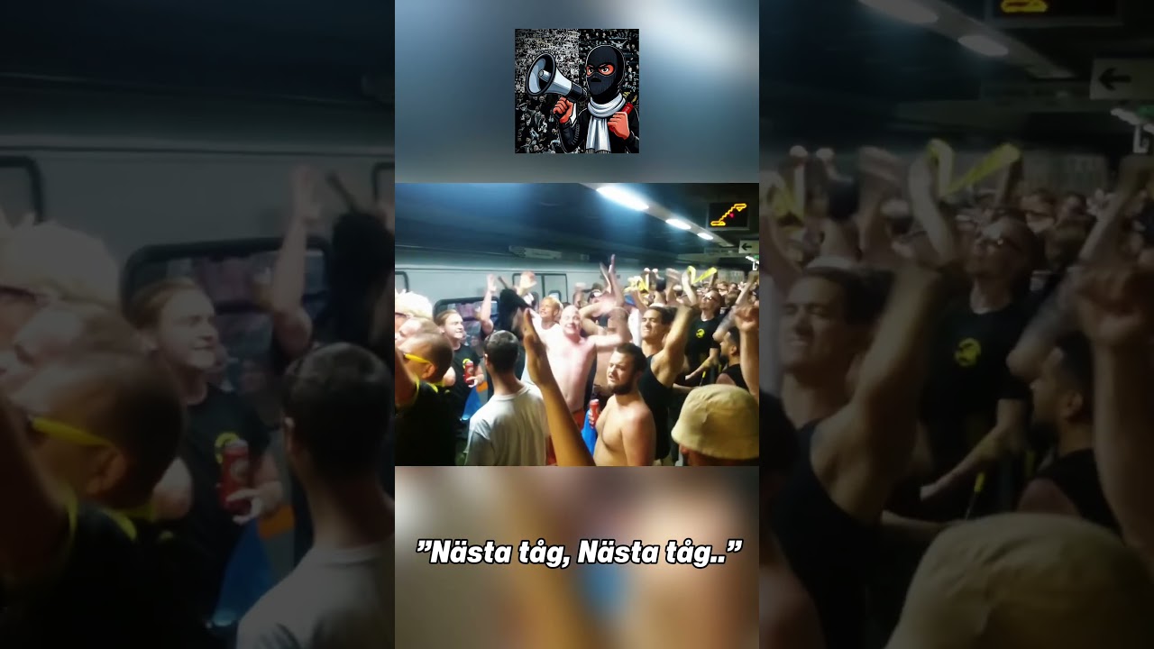 AIK Supportrar i Aten ”Nästa Tåg, Nästa Tåg”