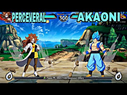 DBFZ AKAONI VS PERCEVERAL Welcome [Dragon Ball FighterZ]