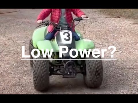 Leistungsverlust und Entdrosselung bei der Kawasaki KFX50 (Baujahr 2005) und der Suzuki LT50 (Bau...