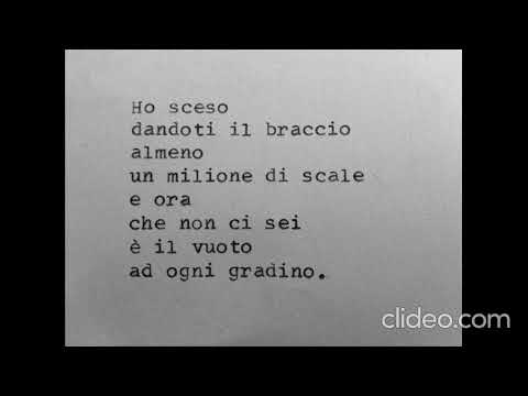 Poesie in Musica: Eugenio Montale - Ho sceso le scale, dandoti il braccio...