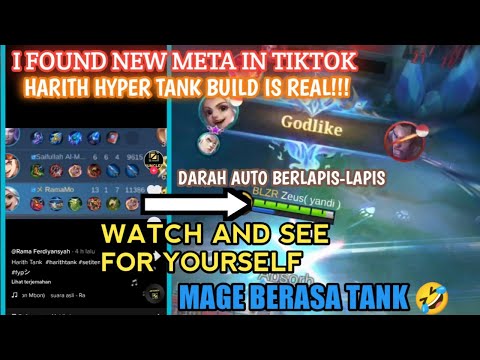 NEW META!!! HARITH HYPER TANK BUILD!! MUSUH AUTO KEBINGUNGAN CARA NGALAHINNYA GIMANA 🤣🤣🤣