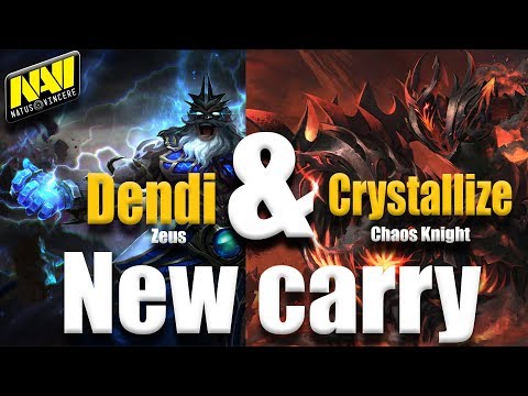 New carry Na'vi Crystallize with Dendi practice carry role vs SoNNeikO