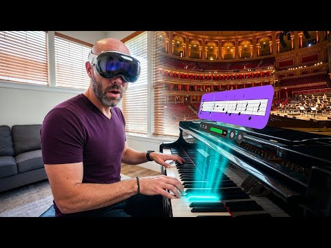 Simply Piano on Apple Vision Pro (Live Show mode is Unreal!)
