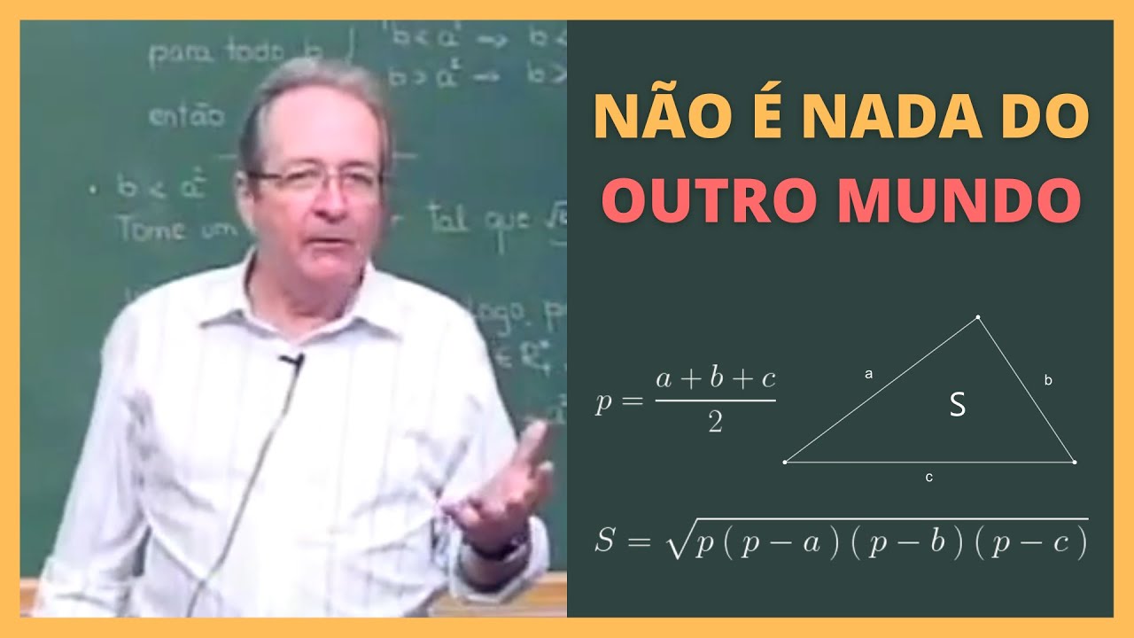 DEMONSTRAÇÃO DA FÓRMULA DE HERON | Eduardo Wagner