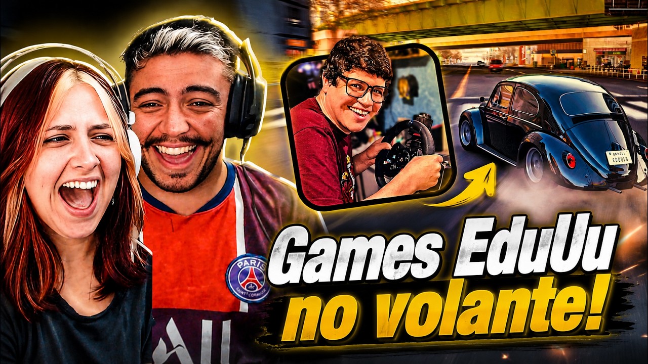 Games EduUu MOSTRA SUAS HABILIDADES NO VOLANTE! - Forza Horizon 6 | react