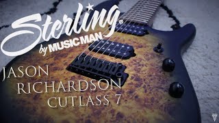 Video thumbnail for Sterling By Musicman Jason Richardson Cutlass 7 String! (Demo/Overview) by Tyler Pace