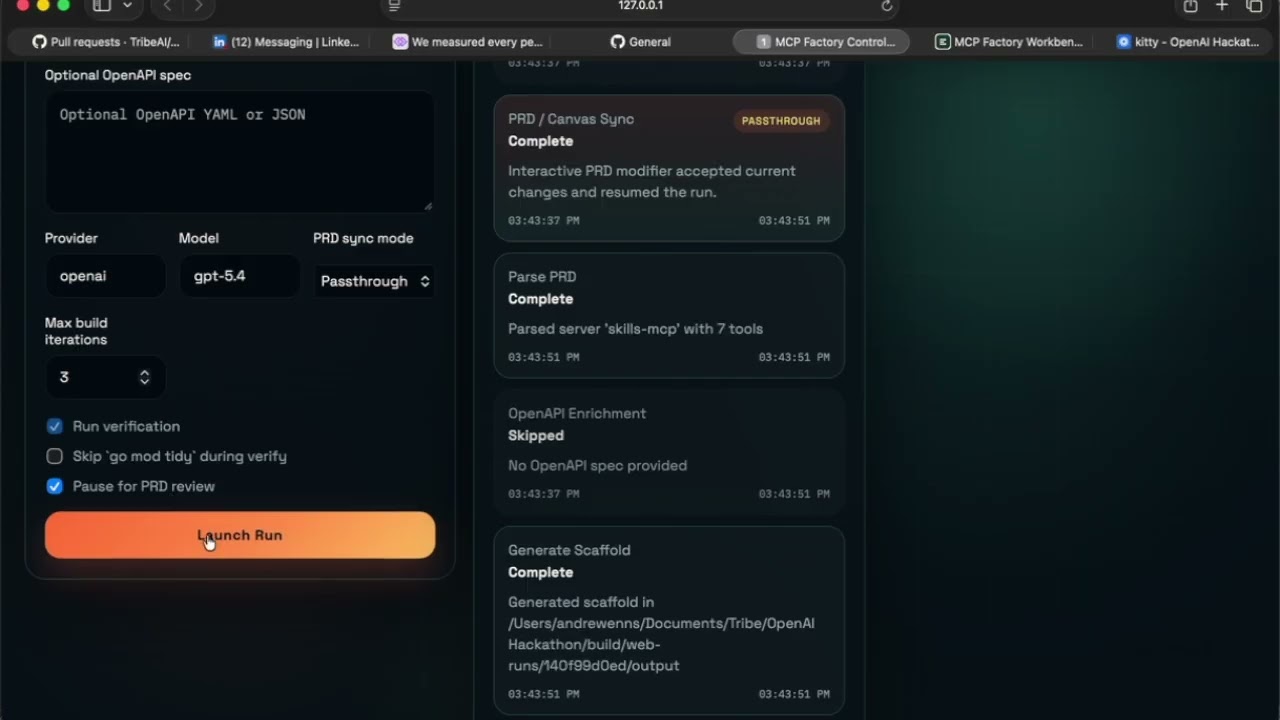 Tribe AI project preview