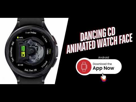 Animated CD Swing Watch Face