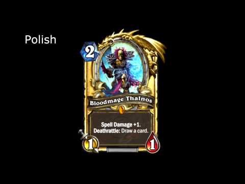 Bloodmage Thalnos sounds - All languages - Hearthstone