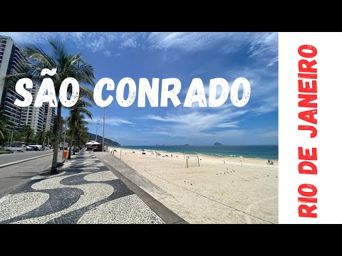 Rio de Janeiro - São Conrado (beach) by drone