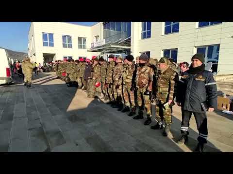 FHN-in Kahramanmaraşda olan çevik xilasetmə qüvvələrinin bir hissəsi axtarış-xilasetmə əməliyyatlarına dəstək məqsədilə Hataya yola düşüb