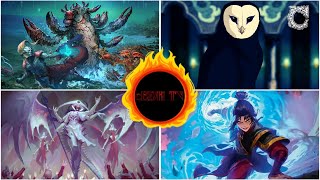 Semiblue vs Wan shi Tong vs Fire lord Azula vs Atraxa cEDH gameplay