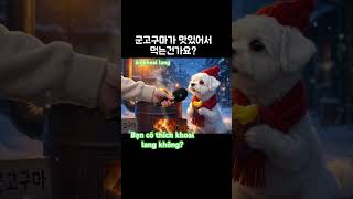 하노이도 겨울이 오고 있어서  만들어봄! ( #disney 고구마 먹는 말티즈) #하노이생활  #maltes…