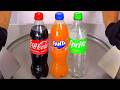 Coca Cola Fanta Sprite Ice Cream Rolls Trio Oddly Satisfying ASMR