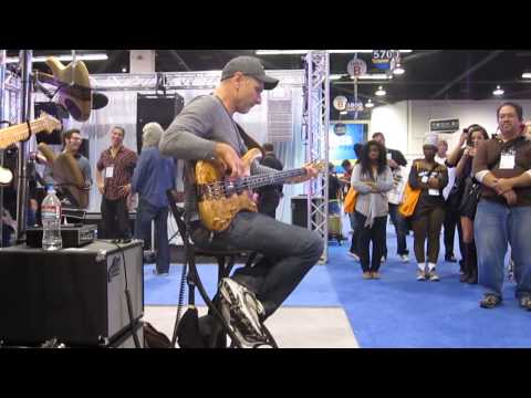 Wojtek Pilichowski @ NAMM 2014 Bass Performance