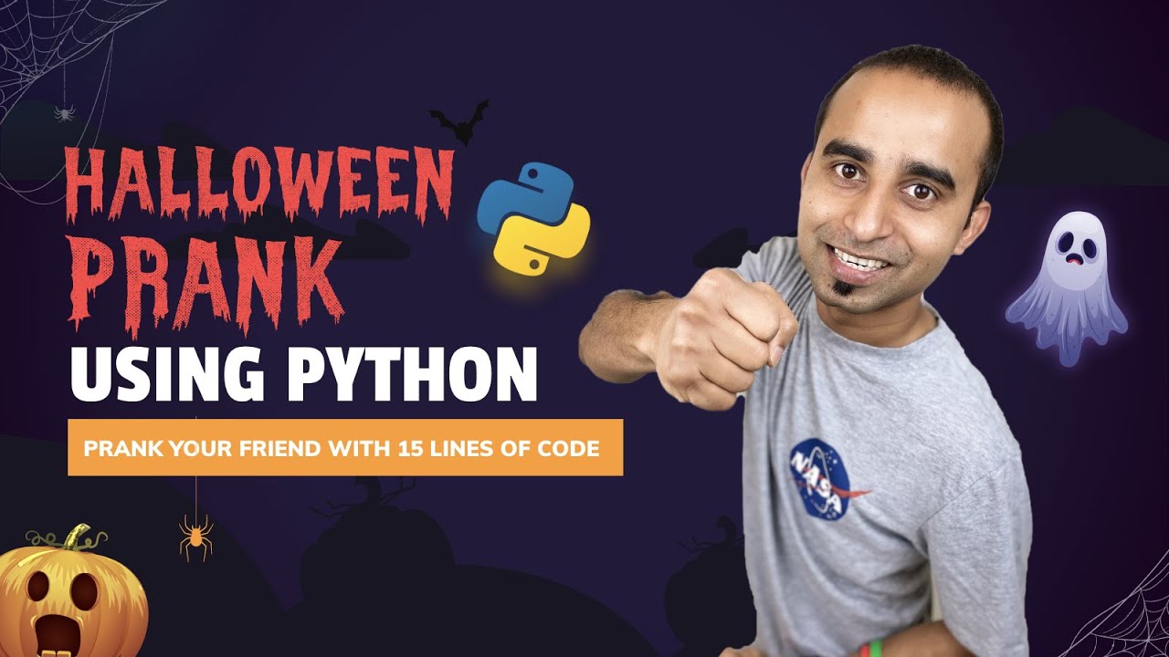 Halloween Prank using python || Learn python || Python Project | Prank your friend | Python tutorial
