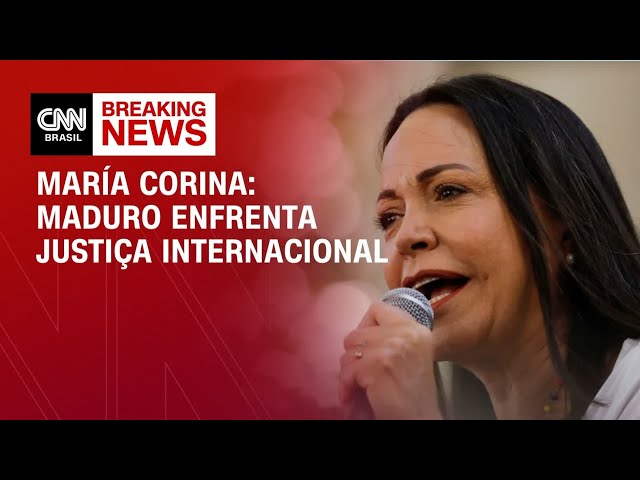 María Corina que Maduro enfrentará justiça internacional por “crimes atrozes” | AGORA CNN