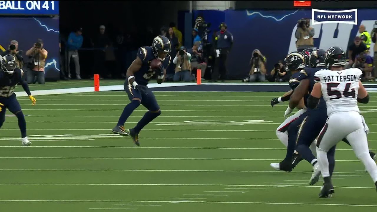 INT! Derwin James snags Stroud's pass for a LA turnover