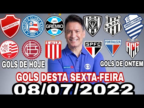 GOLS DE HOJE DESTA SEXTA-FEIRA 08/07/2022 | BRASILEIRÃO SÉRIE B GOLS DE ONTEM HD