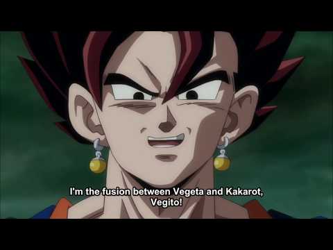 Fusion of Goku and Vegeta to Vegito Blue vs Fused Zamasu