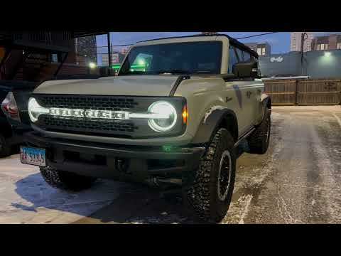 Oracle Grill Letter lights and Sticker Fab overlays. #Bronco #FordBronco