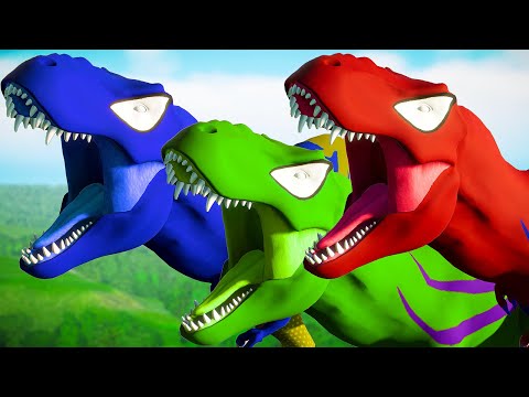 TYRANNOSAURUS REX vs ALL LARGE HERBIVORE & CARNIVORE ON ISLA NUBLAR  l Jurassic World Evolution 2