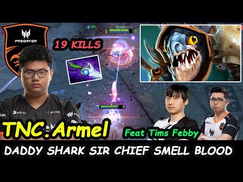 DADDY SHARK | TNC.Armel [Slark] Carry Feat Two Support Tims Febby Dota 2 7.24 pro Gameplay