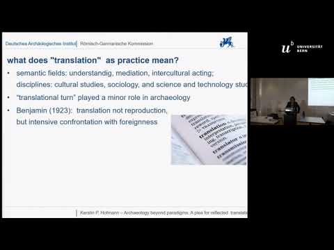 Archaeology beyond Paradigms. A Plea for Reflected Translations