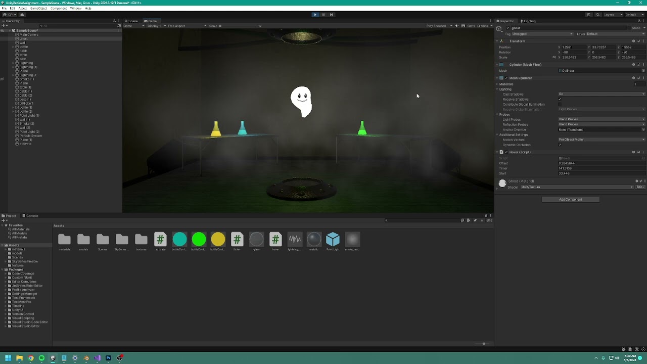 Unity Particle Effects Demo (ft. Ghost Scientific Spawn)