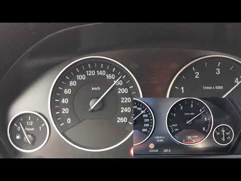BMW f30 316d Before|After ChipTuning (EGR/DPF off) 100-200 km/h